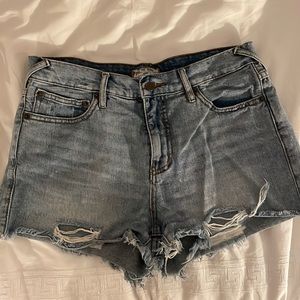 Free people denim shorts